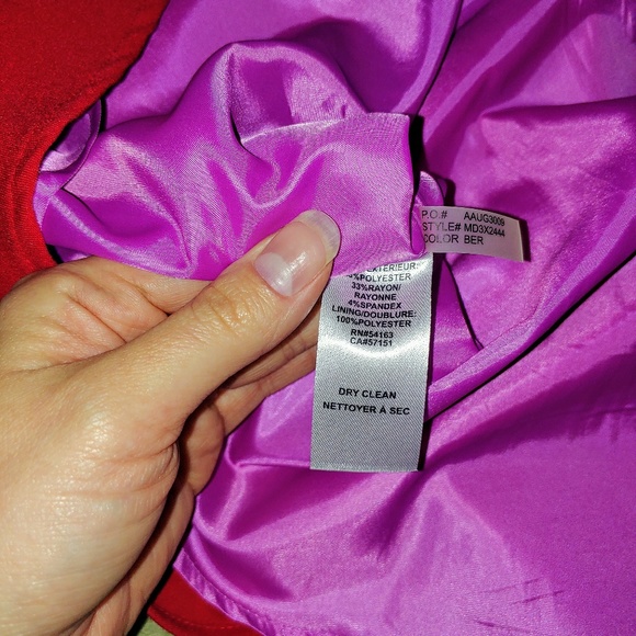 EUC Marc New York Andrew Marc Red Dress - Picture 7 of 7